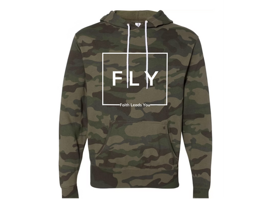 FLY Camouflage Hoodie Sweater