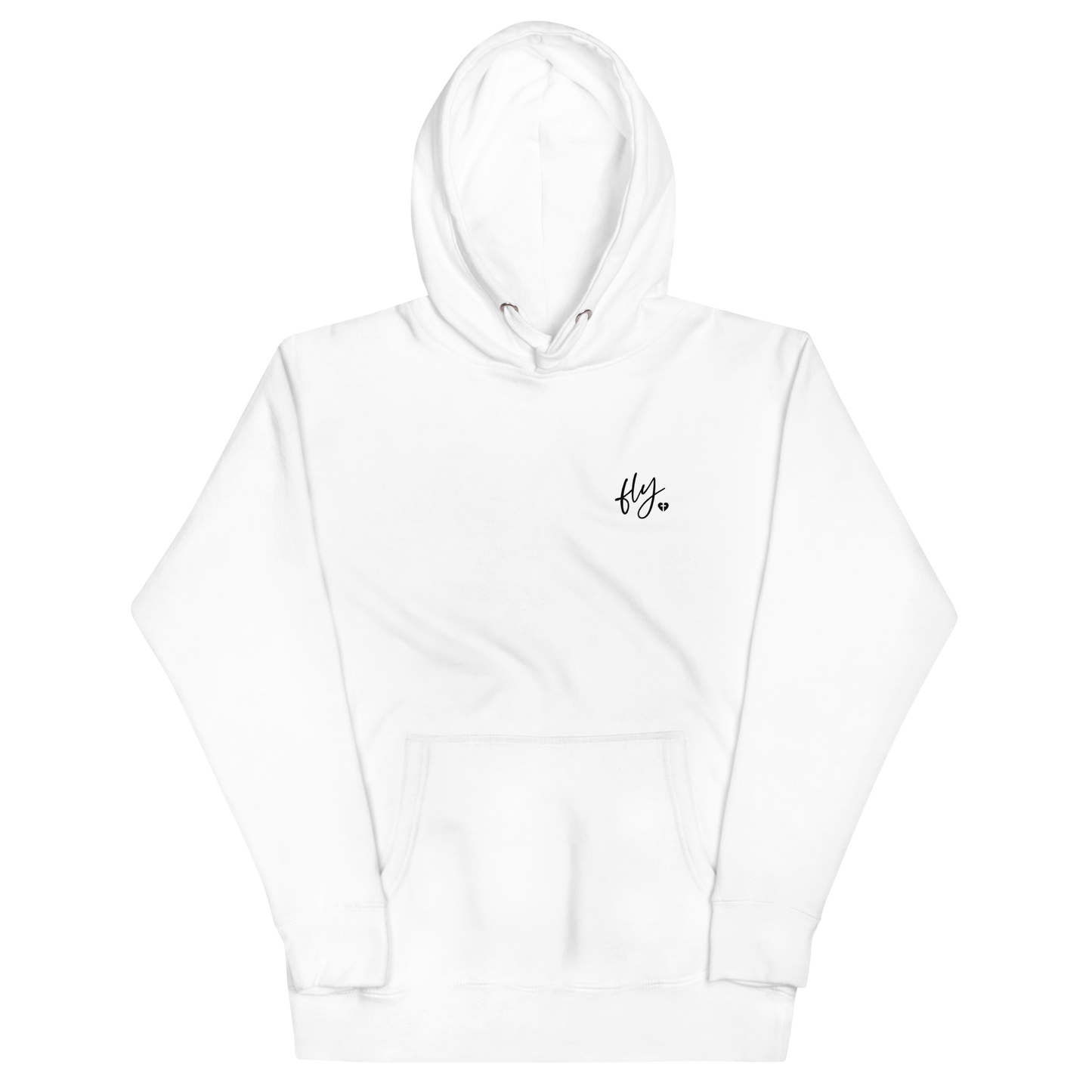 FLY Faith Leads You Hoodie - Back Print, Black, Grey, White